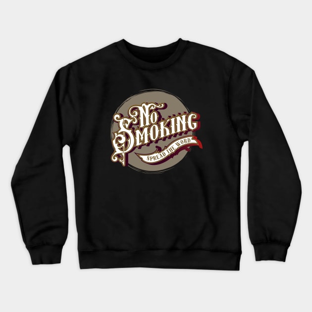 No Smoking Crewneck Sweatshirt by Hanyfarouk